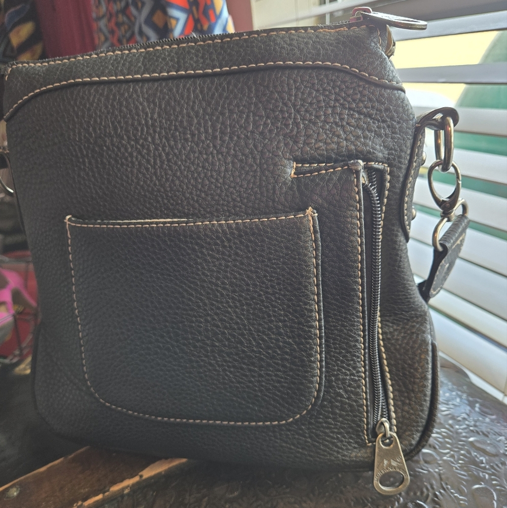 Black Studded Montana West Crossbody Bag - Picture 9 of 16